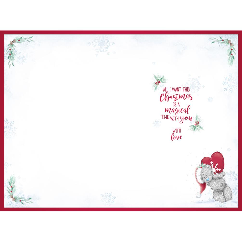 Brilliant Boyfriend Me to You Bear Christmas Card Extra Image 1